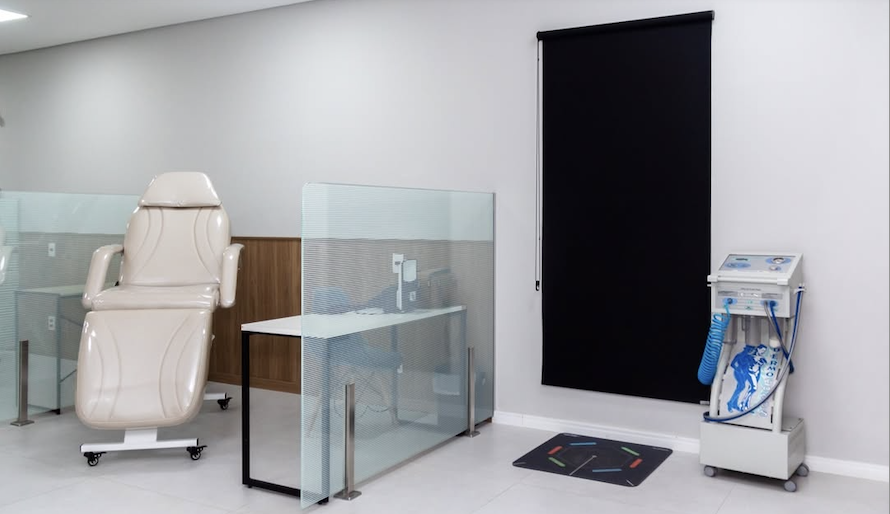 Sala de espera da clínica